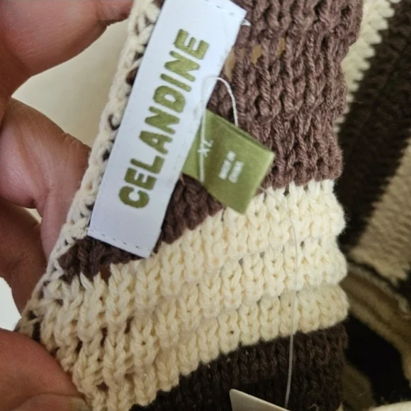 Anthropologie Celandine XL Swim Dress Cover Up Crochet Resortwear - Picture 9 of 15